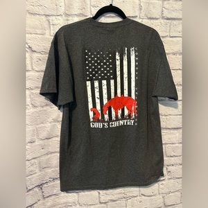 Cowboys Unlimited Gods Country Western T-Shirt Brand New